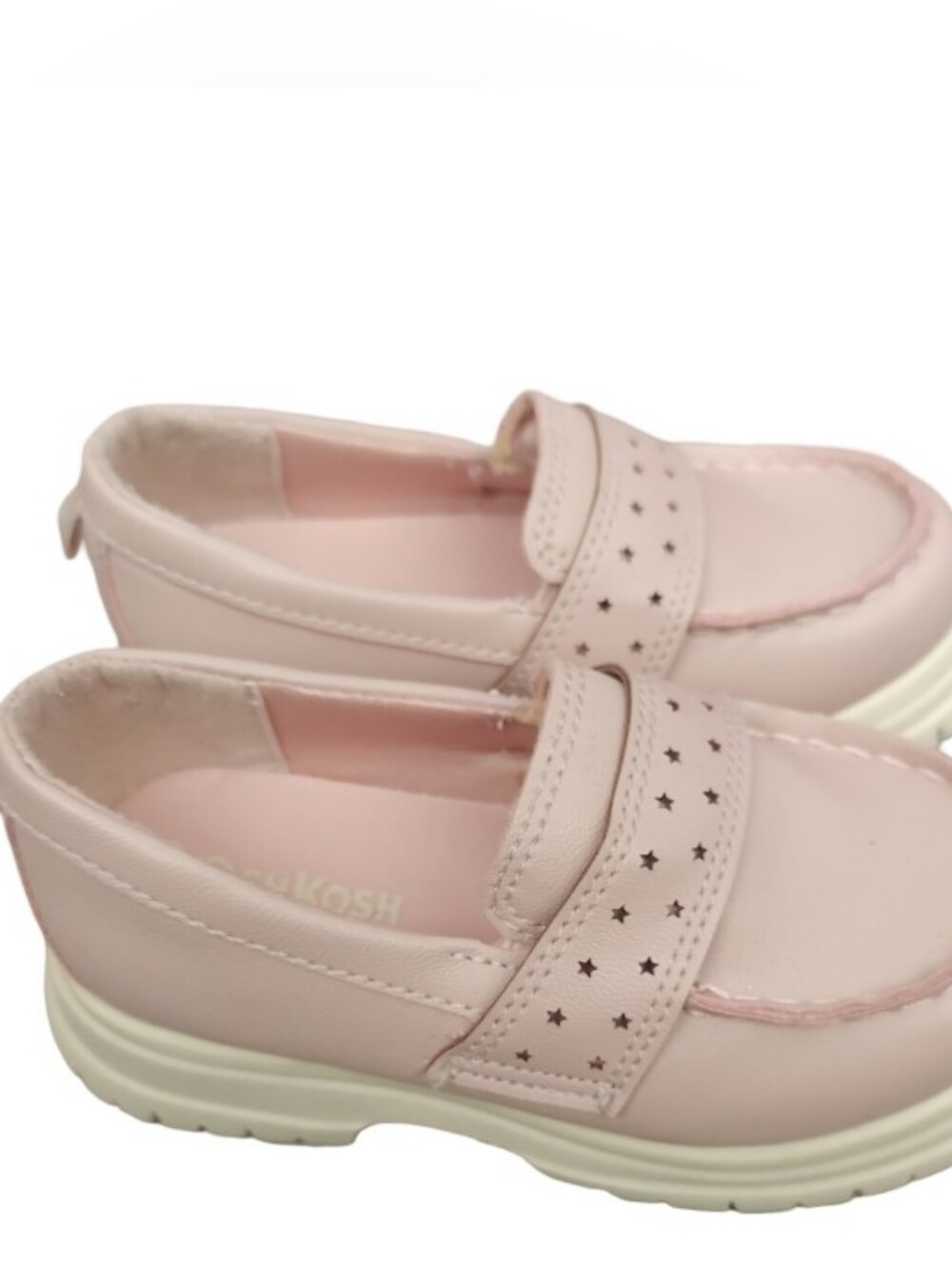 OshKosh B'gosh Pale Pink Star-Accent Kid Shoes Size 8m